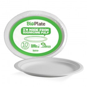 31cm oval plates - 10pk - white  120 pcs