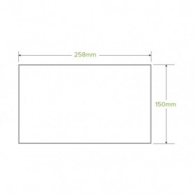 BioBoard Catering Tray - Extra Small - FSC Recycled - Kraft  100 pcs