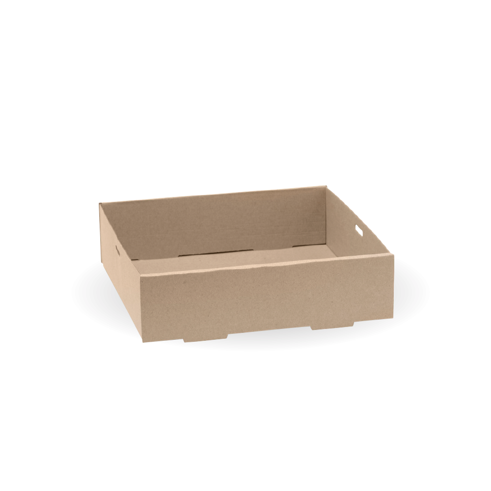 BioBoard Catering Tray - Medium - FSC Recycled - Kraft  100 pcs