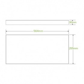 BioBoard Catering Tray Paper Lid - Large - FSC Mix - Kraft  50 pcs