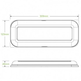 Oyster Tray PET Lid - Clear  400 pcs
