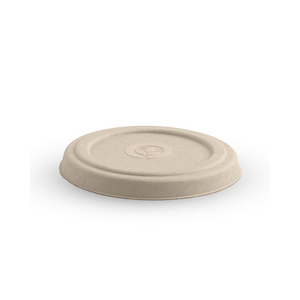 Lid For 90ml and 120ml Sugarcane Sauce Cup - Natural  1000 pcs