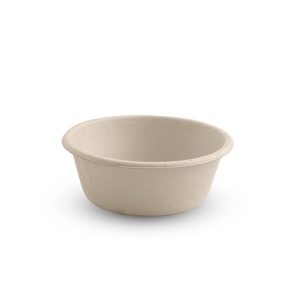 90ml Biodegradable Sugarcane Sauce Cup - Natural  1000 pcs