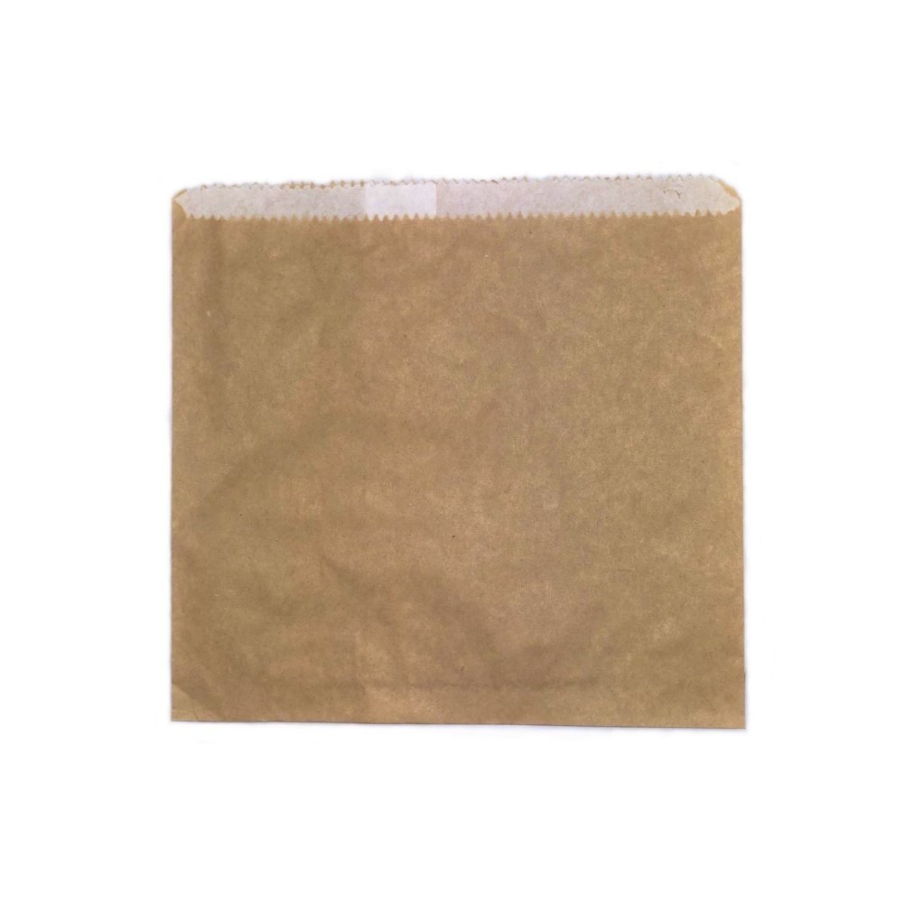 3 Long Brown Double Lined Gerase Proof Paper Bag 265x200   500 pcs