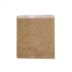1 Square Brown Double Lined Gerase Proof Paper Bag 175x175   500 pcs