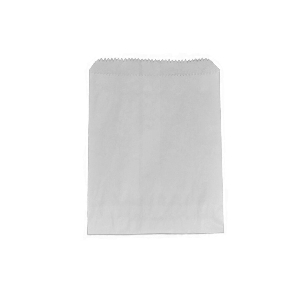 3 Long White Double Lined Gerase Proof Paper Bag 265x200   500 pcs