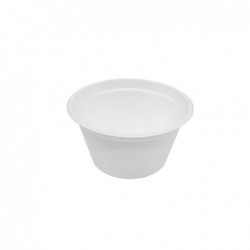 12oz Sugarcane Bagasse Bowl/Tub (360ml) - Lids Optional  500 pcs