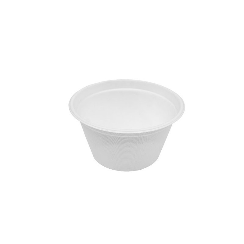 12oz Sugarcane Bagasse Bowl/Tub (360ml) - Lids Optional  500 pcs