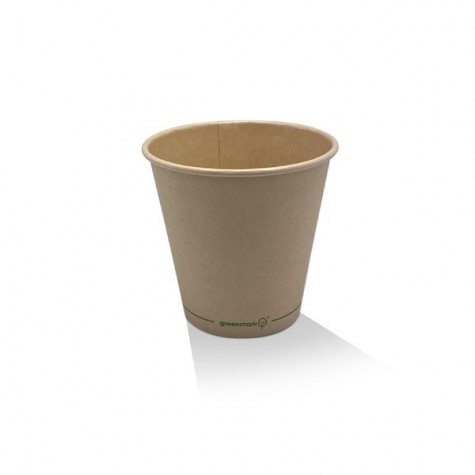 8oz Aqueous Coated Bamboo SW Cup/One -lid -Fits -All  1000 pcs