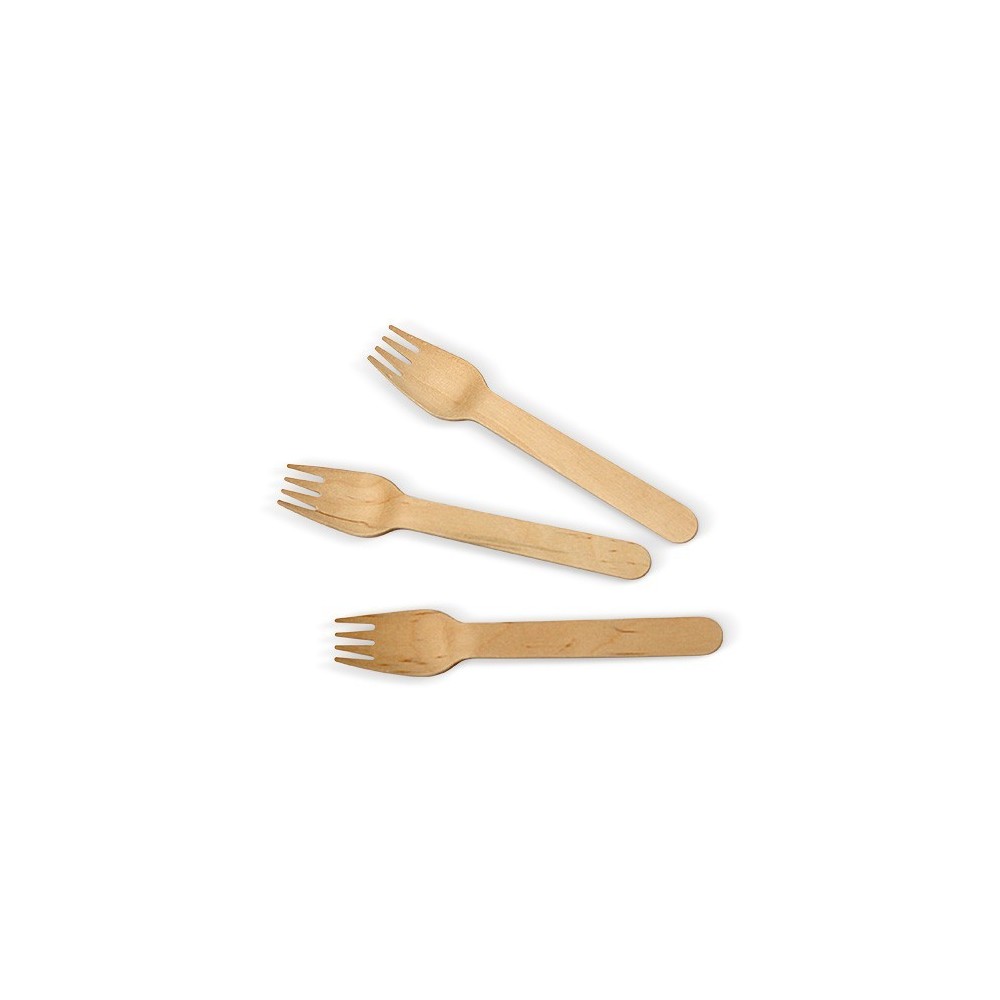 Coated Wooden Fork  2000 pcs