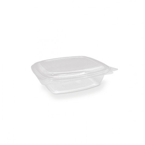 PET Hinged Rectangle container 24oz  200 pcs