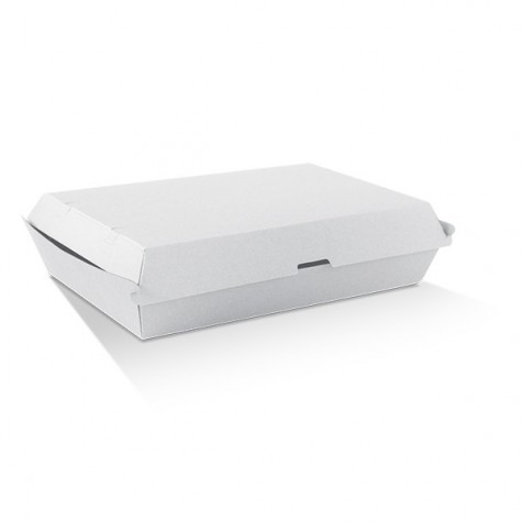 Family Pack/White Corrugated /Plain  100 pcs