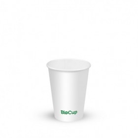 200ml / 7oz (73mm) Cold Paper Water BioCups - white  1000 pcs