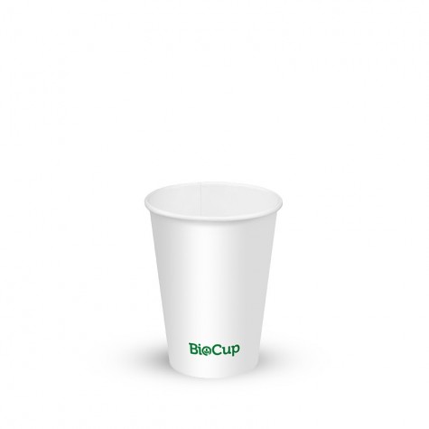 200ml / 7oz (73mm) Cold Paper Water BioCups - white  1000 pcs