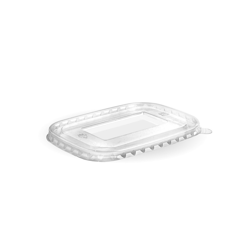 Rectangle RPET lid - Clear  300 pcs