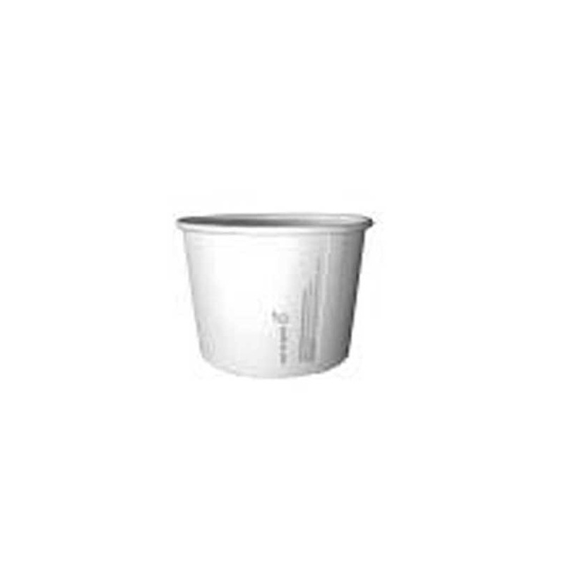 24oz Hot & Cold Paper Cup White Made from Plants