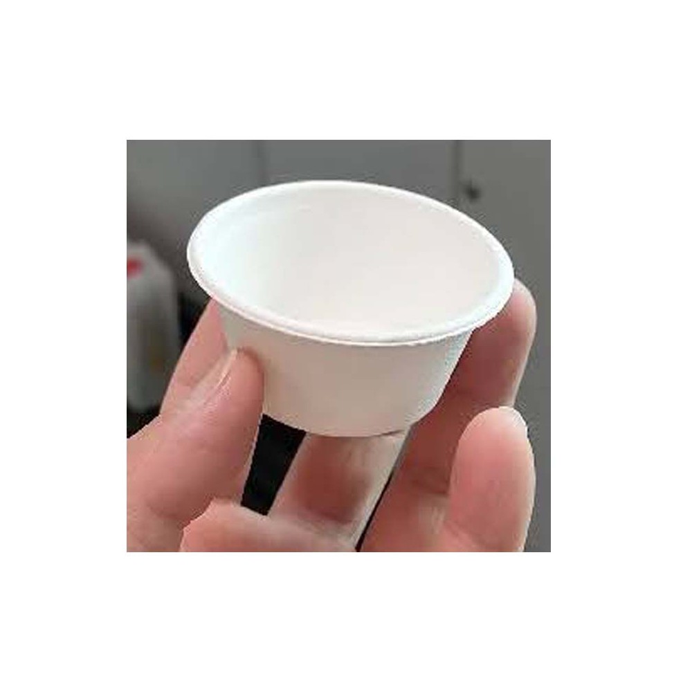 2oz(57ml) Biodegradable Bamboo Sample Cup / Bowl  2000 pcs