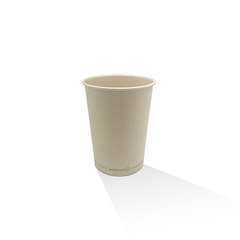 16oz BioPBS Cold Drink/Milkshake Bamboo Paper Cup Compostable  1000 pcs