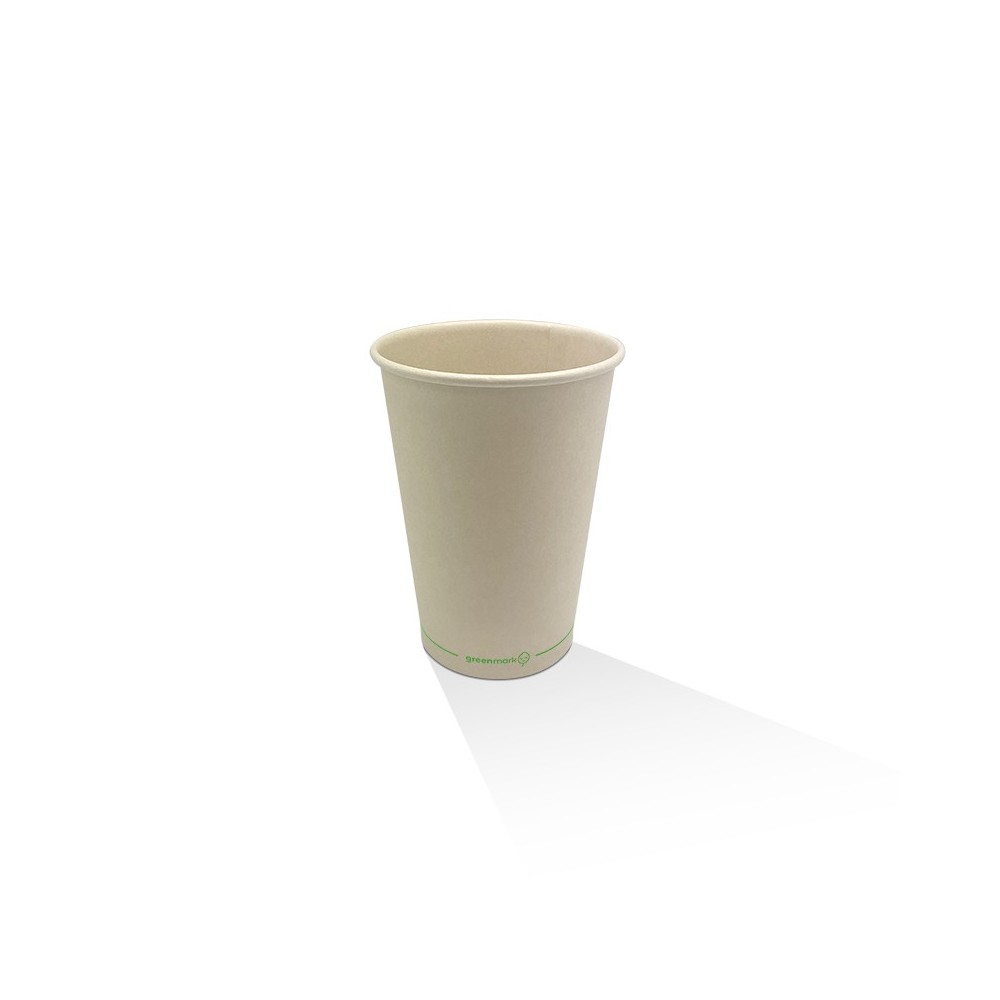 22oz BioPBS Cold Drink/Milkshake Bamboo Paper Cup Compostable  1000 pcs