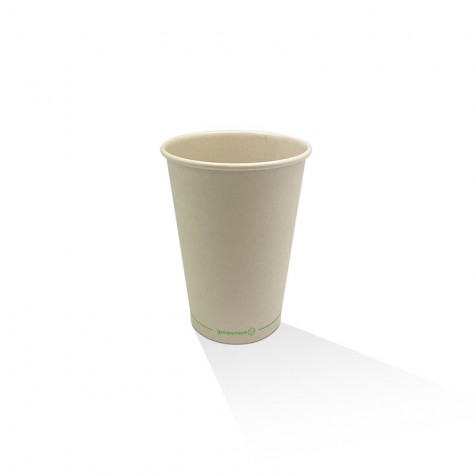 22oz BioPBS Cold Drink/Milkshake Bamboo Paper Cup Compostable  1000 pcs