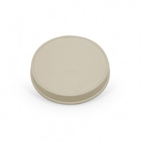 BioPBS Bamboo Paper Flat Lid with X Slot  1000 pcs