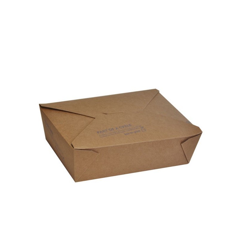 Lunch / Noodle Box Brown PLA / LARGE (1500ml)  200 pcs