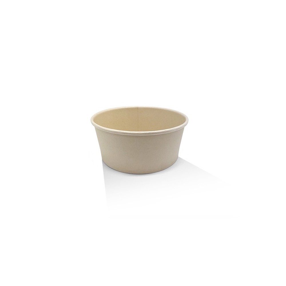 25oz Bamboo Paper Salad Bowl PE Coated  300 pcs