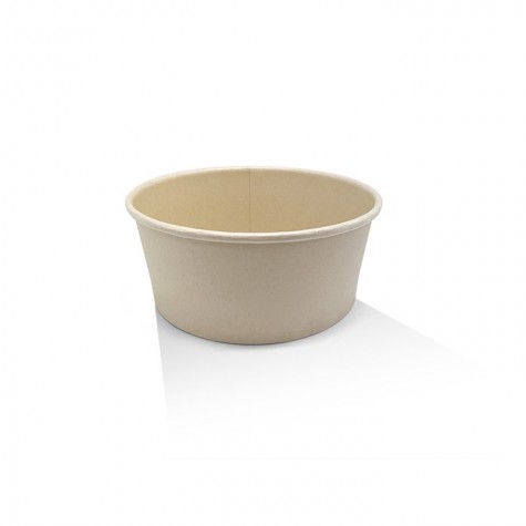 25oz Bamboo Paper Salad Bowl PE Coated  300 pcs