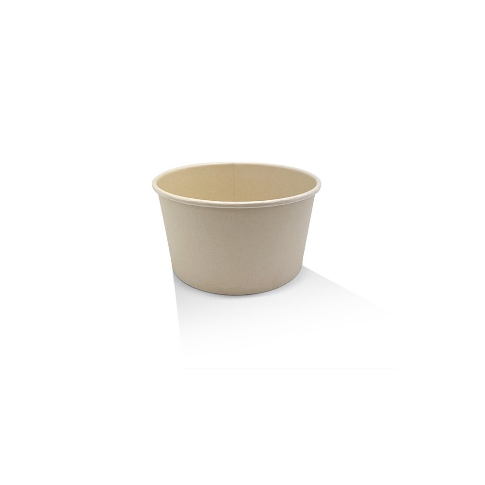32oz Bamboo Paper Salad Bowl PE Coated  300 pcs