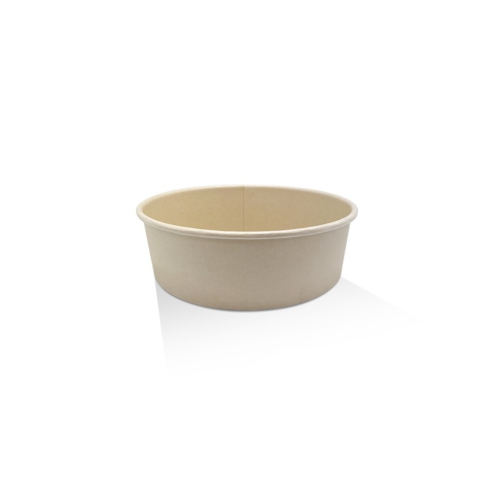 40oz Bamboo Paper Salad Bowl PE Coated  300 pcs