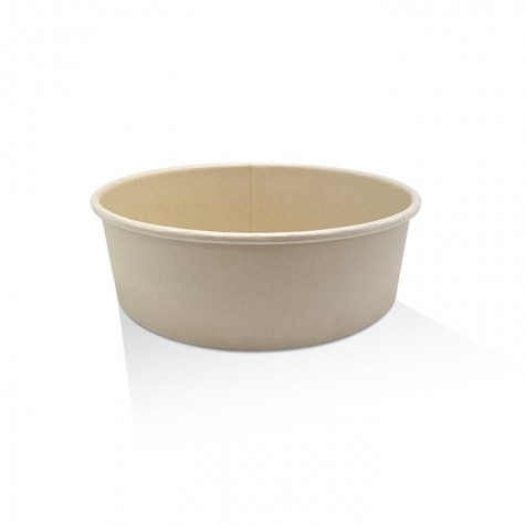 40oz Bamboo Paper Salad Bowl PE Coated  300 pcs