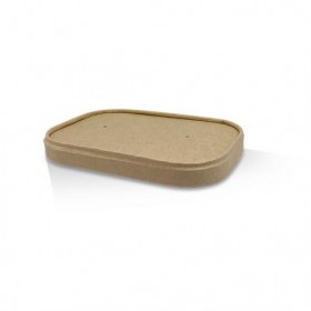 Paper Lid for Rectangular Container Kraft PP Coated  300 pcs