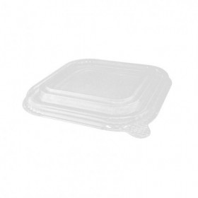 PET Lid for Square Contianer  300 pcs