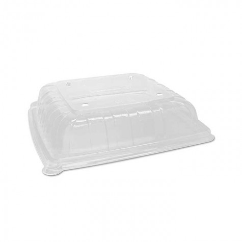 RPET Lid for 10" Platter Anti-fog  100 pcs