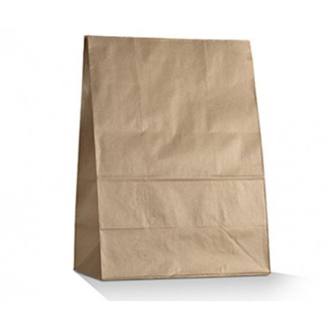 Size 25 Natural Kraft SOS Bag Compostable  100 pcs