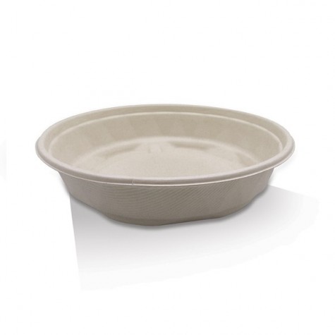 2000ml Sugarcane Takeaway Bowl Unbleached  200 pcs
