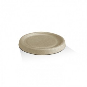 Sugarcane Lid for 4oz Cup Unbleached  2000 pcs