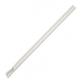 Paper Straw Spoon White  2500 pcs