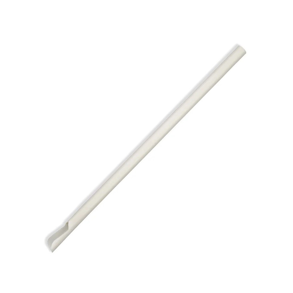 Paper Straw Spoon White  2500 pcs