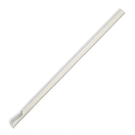 Paper Straw Spoon White  2500 pcs