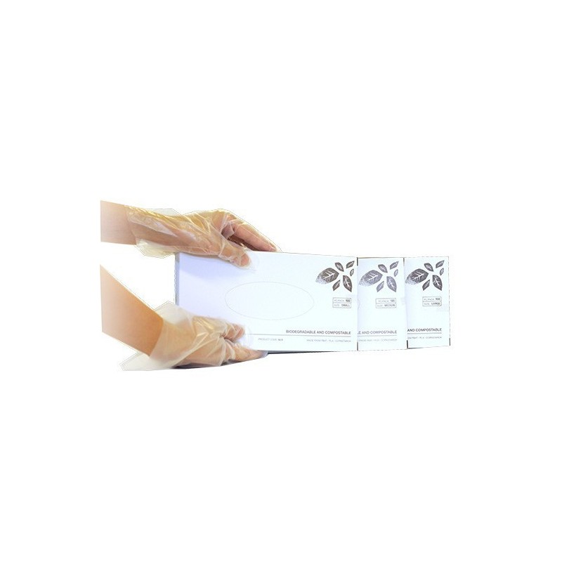 Biodegradable LARGE Disposable Gloves  2400 pcs