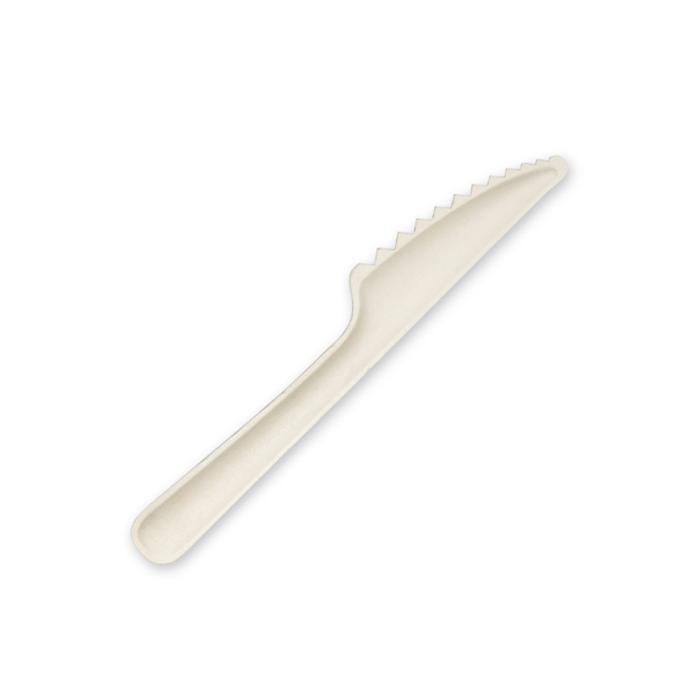 15.5cm Sugarcane Knife - White   1000 pcs
