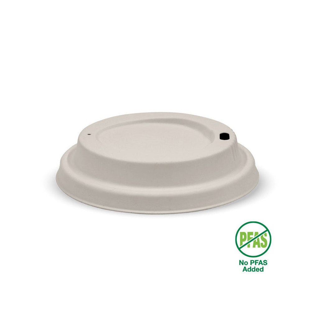 Pulp lid for 12-16-20oz Coffee Cups - Natural  1000 pcs
