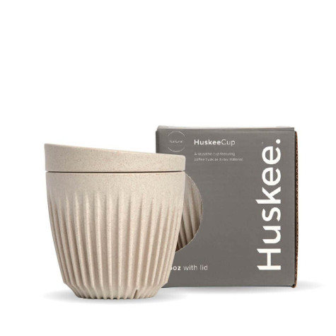 6oz HuskeeCup and lid - Natural  12 pcs