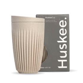 12oz HuskeeCup and lid - Natural  12 pcs