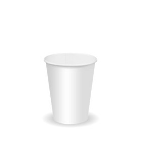8oz Cold Paper Cup - White  1000 pcs