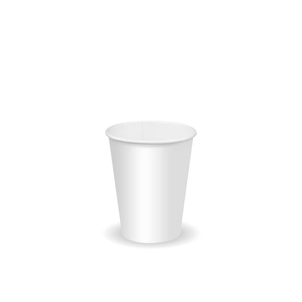 8oz Cold Paper Cup - White  1000 pcs