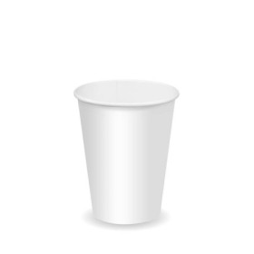 12oz Cold Paper Cup - White  1000 pcs