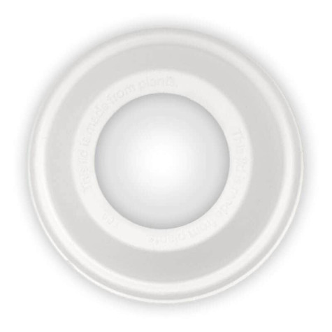 BioCane Dome wide hole lid for Cold Paper Cups - White  1380 pcs