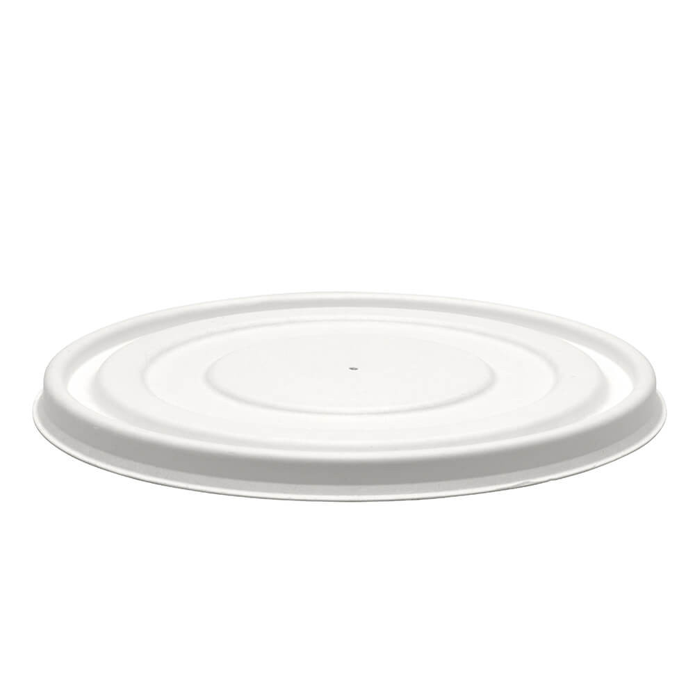 Pulp Lid for 12-32oz BioBowl - White  500 pcs